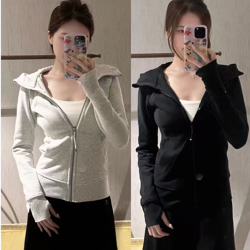 T秀 lulu同款 柜柜品质 初春短外套瑜伽服