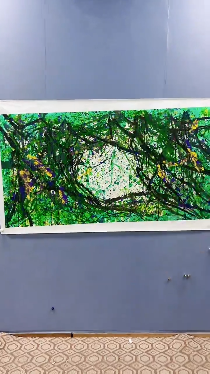 【闪购商品】绘画赵燮绘画16平尺金袍藤萝