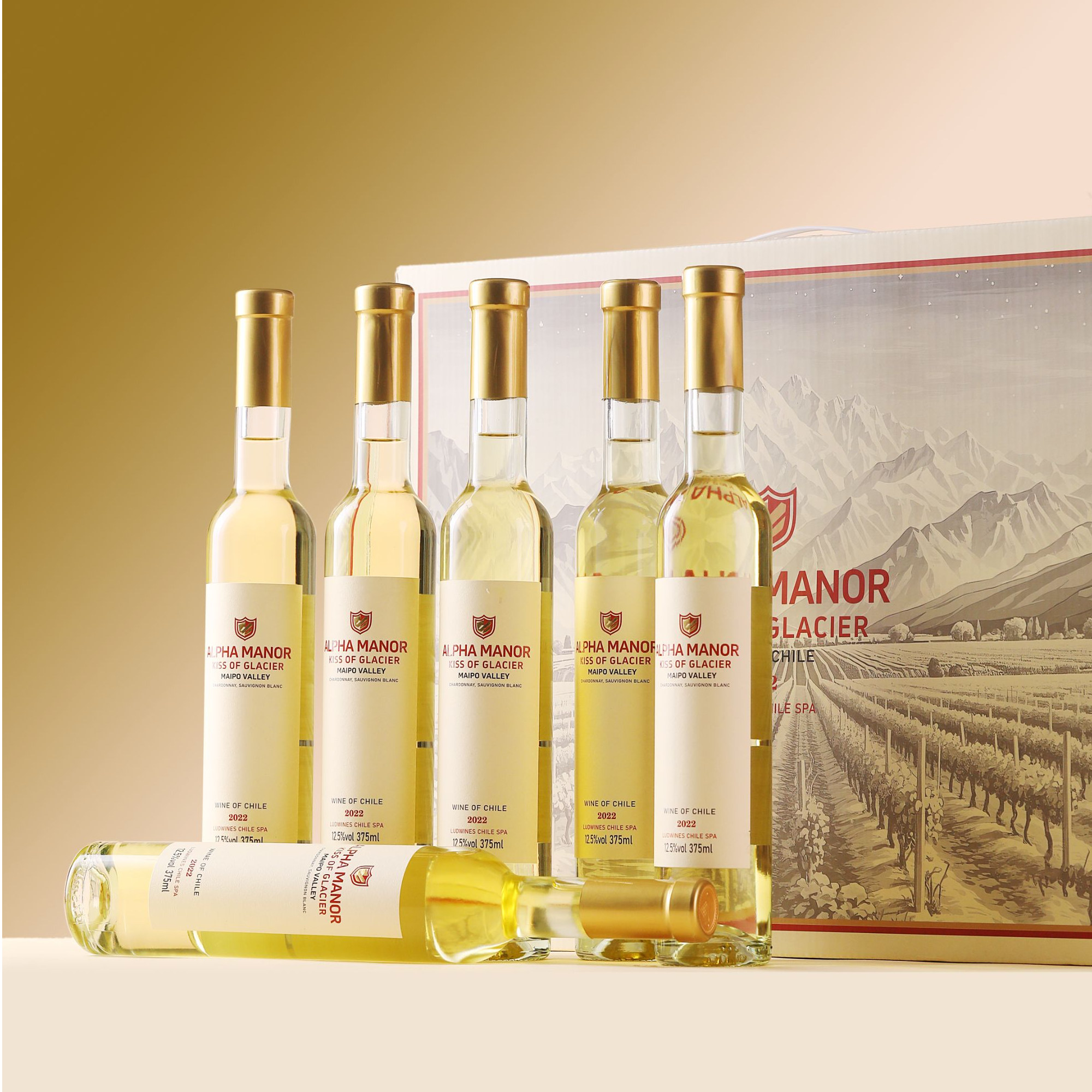 【埃尔法庄园专场】智利长相思霞多丽冰白葡萄酒375ml*6