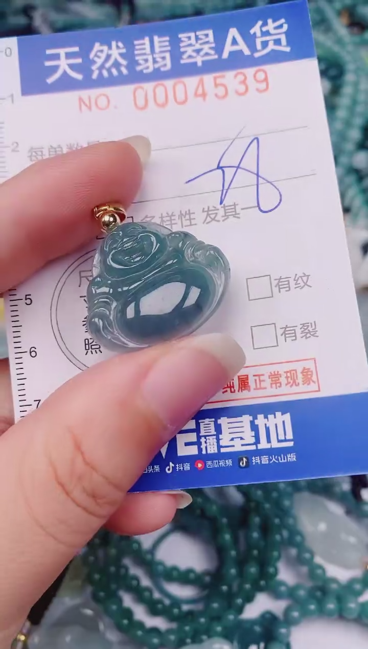 颈饰未镶嵌翡翠00004539