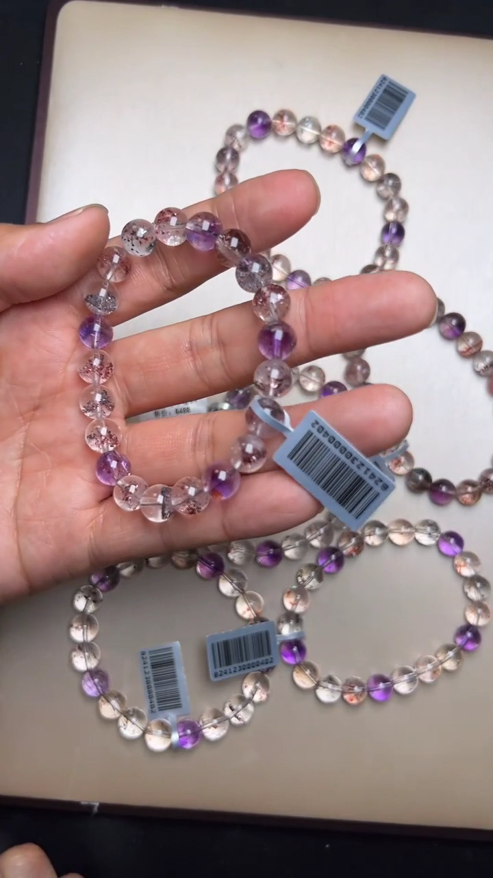 【闪购商品】水晶手链未镶嵌GXZ916约9mm多样性发一件