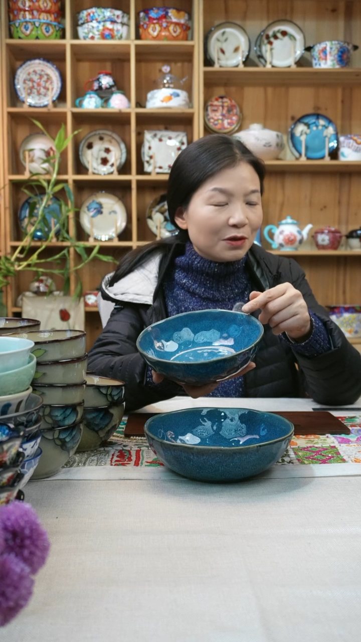 瓷片小可陶瓷一组2个