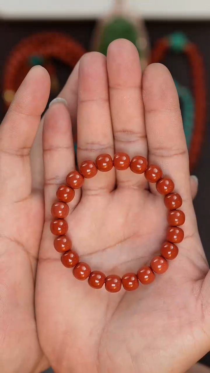 【闪购商品】南红玛瑙手串未镶嵌南红手串