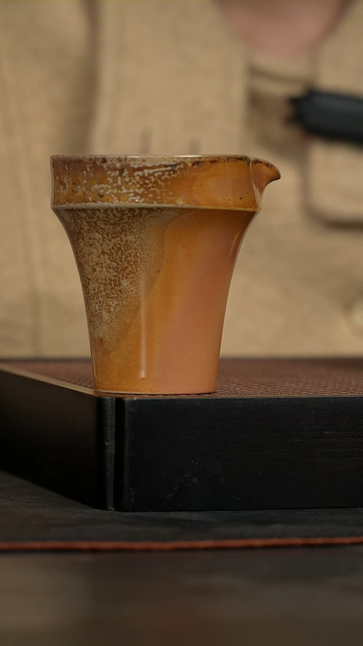 金丝楠木落灰盏行公道杯150ml