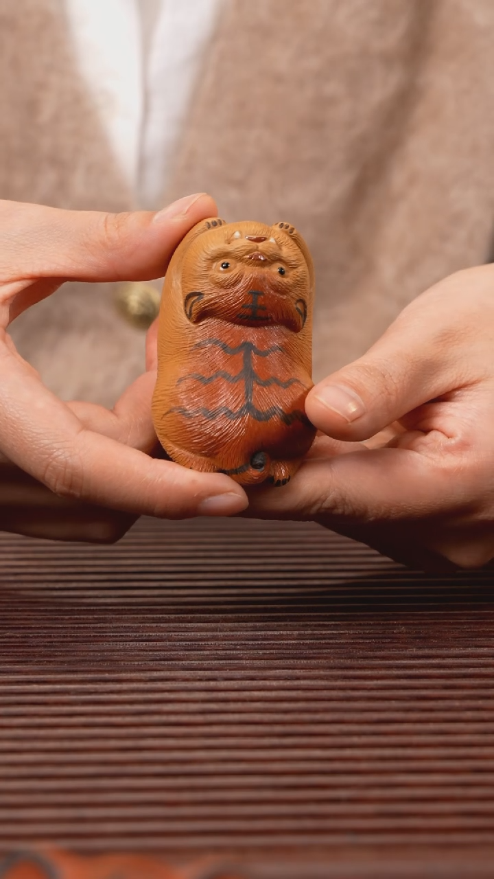 【闪购商品】紫砂茶宠精工敲毛 小飞虎