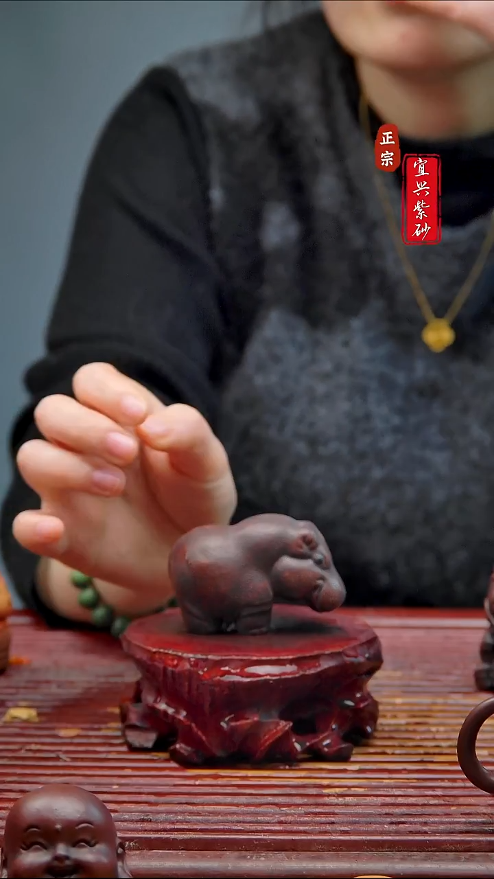 紫砂茶宠宜兴紫砂茶宠摆件