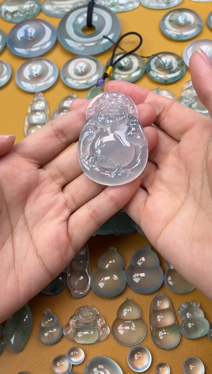 吊坠(不含链)未镶嵌翡翠26 财神 52.7 38.2 5.8