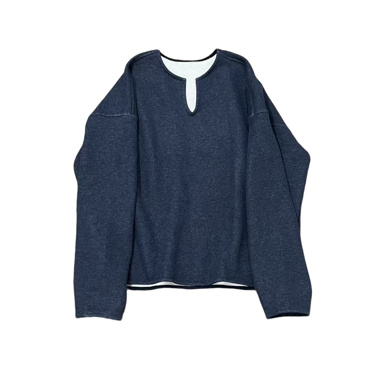 一半---大毛圈圆领套头卫衣251217