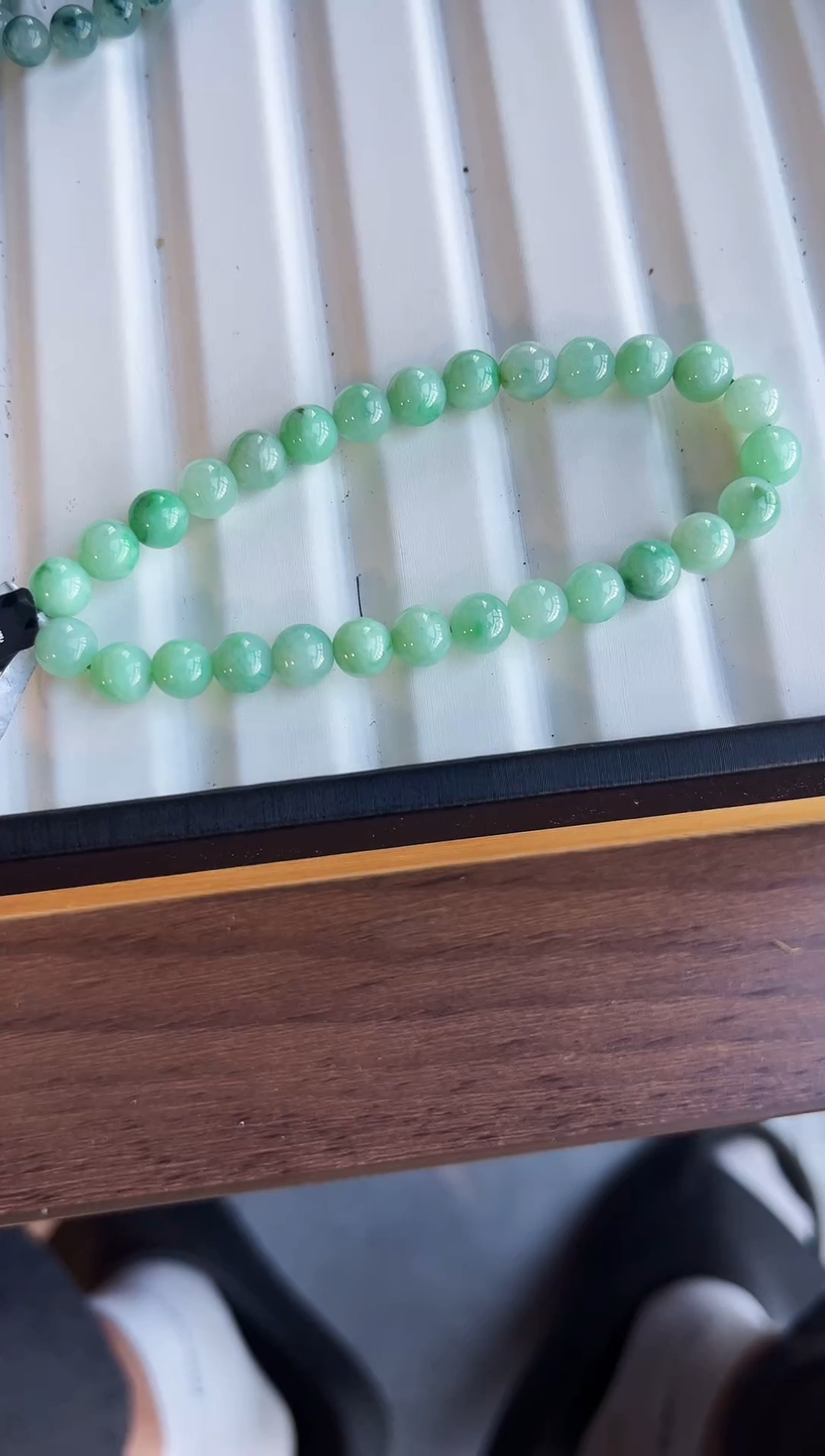 散珠翡翠翡翠手串卡7   27颗   