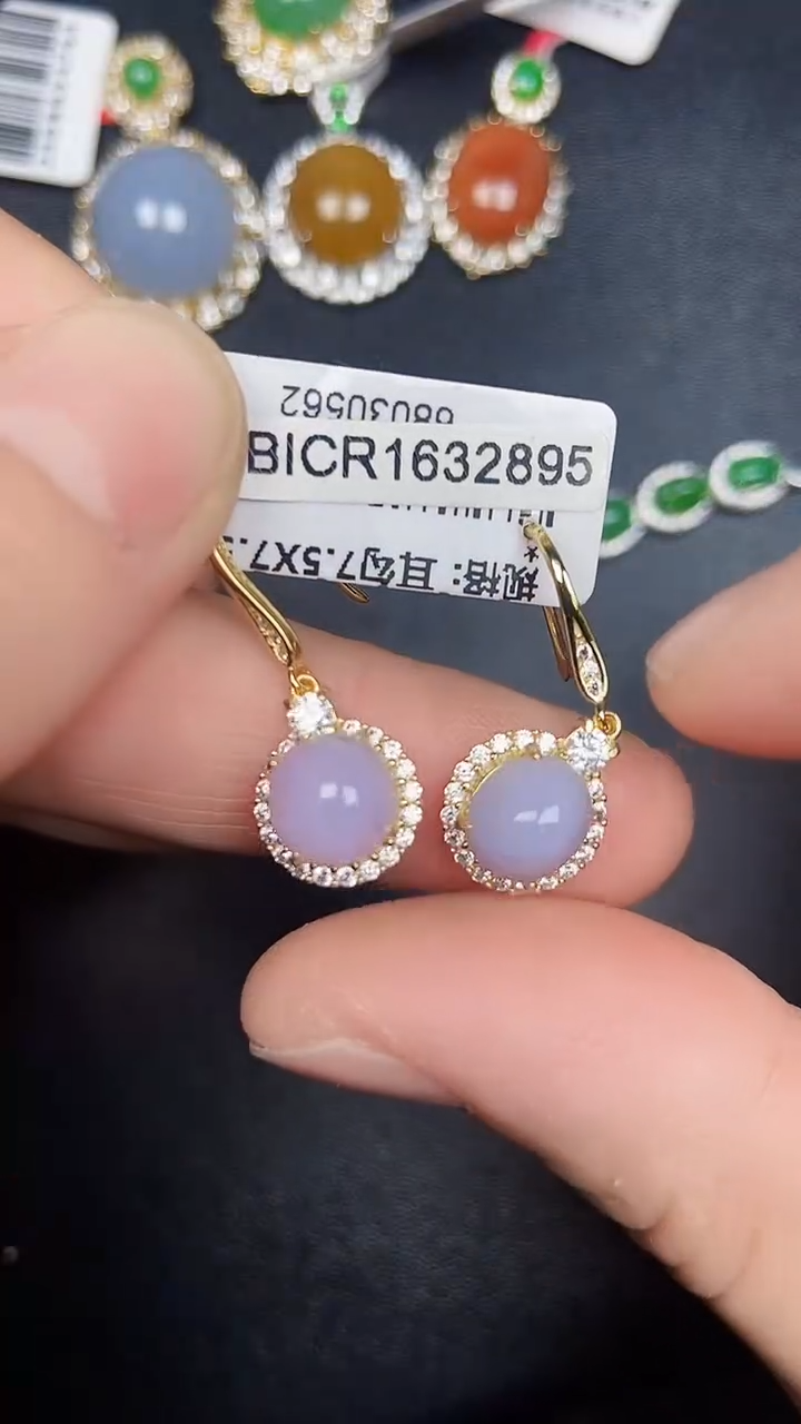 银S925镶嵌戒指翡翠1640