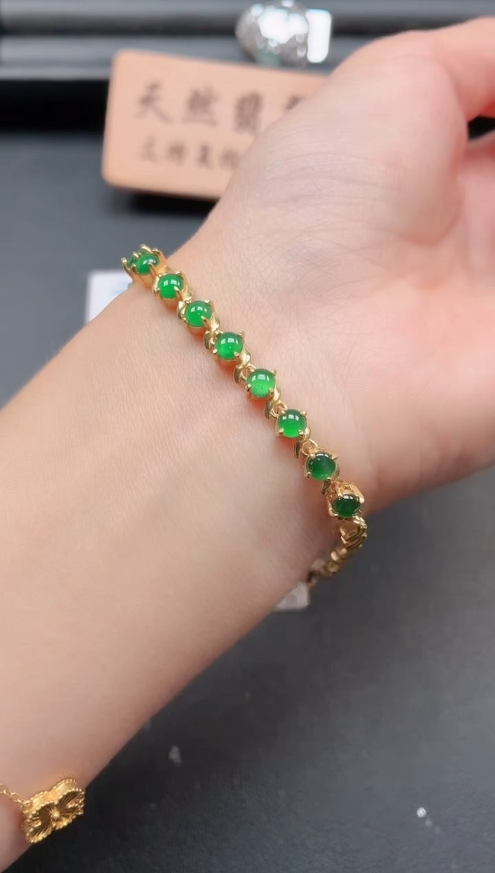 银S925镶嵌戒指翡翠111