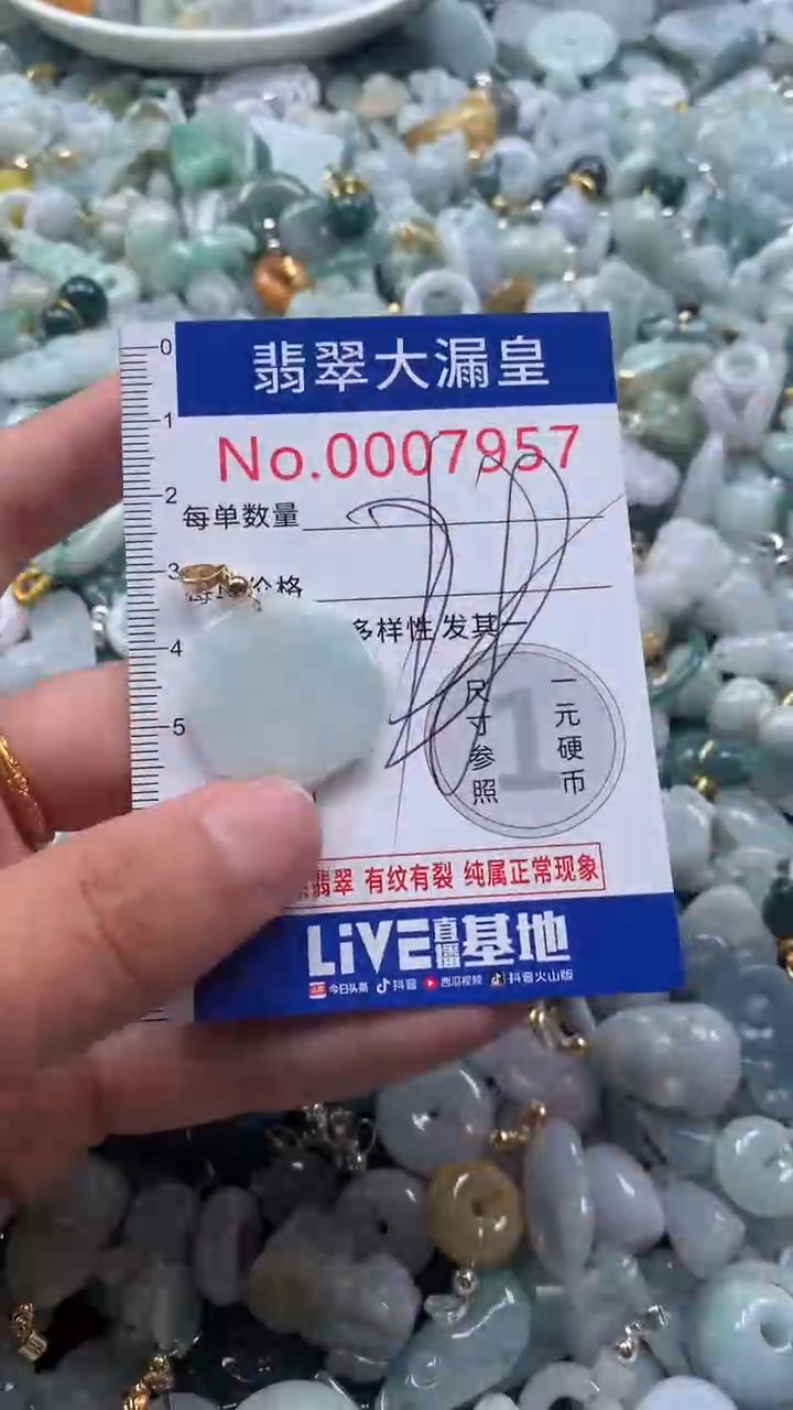 【闪购商品】翡翠吊坠(不含链)未镶嵌7957