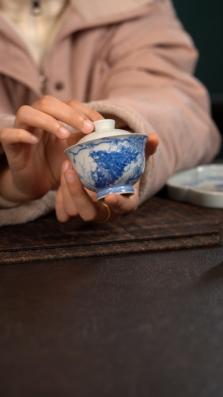 【闪购商品】杯聚澜堂喜上眉梢小盖碗