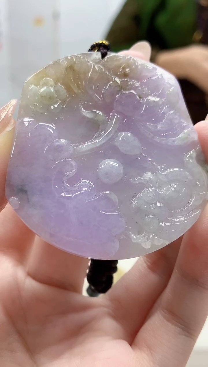 定制翡翠未镶嵌4829jw-毛货挂件56