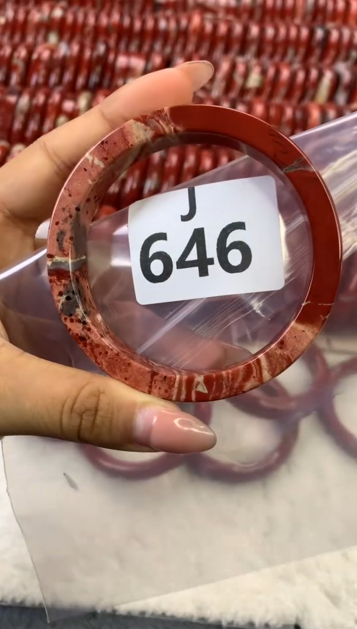 【闪购商品】碧石红碧石手镯未镶嵌646-59