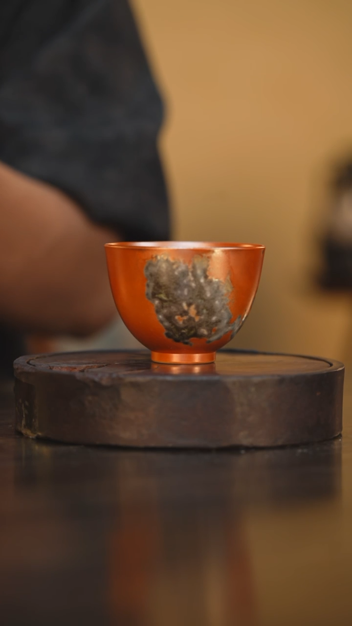 33柴房陶瓷柴烧老款主人杯