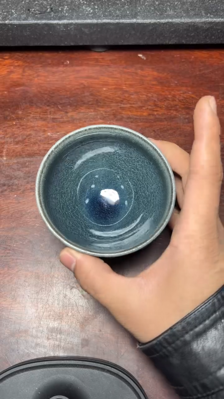 【闪购商品】茶盏名家周家勇建盏（带证书礼盒）12