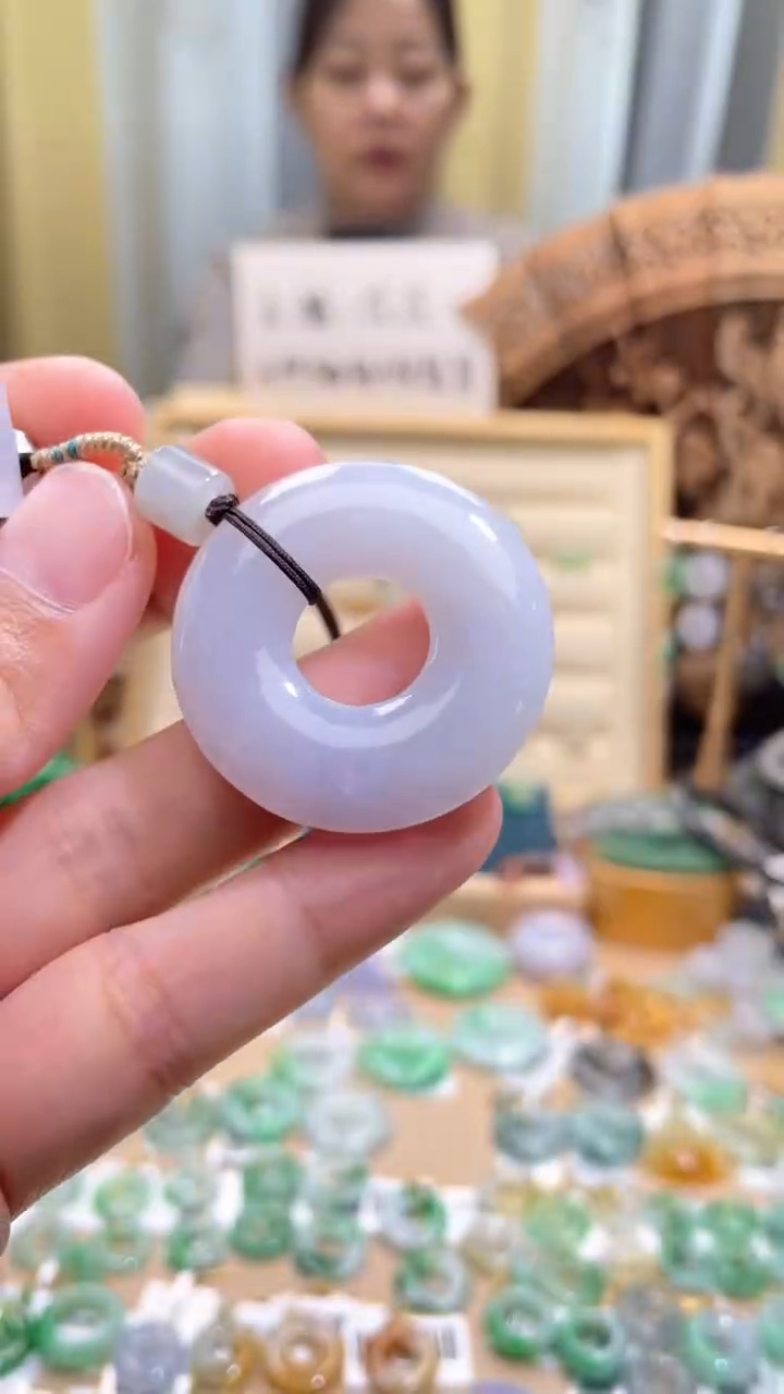 颈饰未镶嵌翡翠甜甜圈