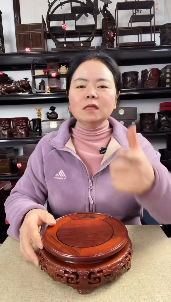 木16黄圆老李红木工艺品