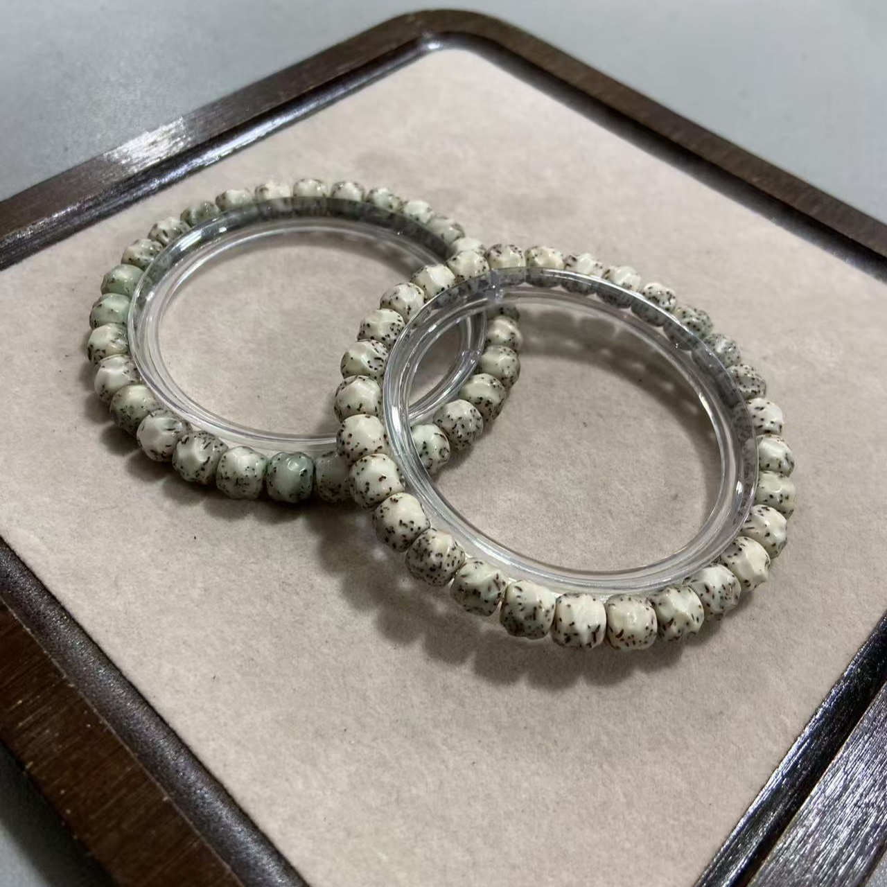 Y734【无相】8×7海南料星月菩提单圈手串（多样性发货发其一）