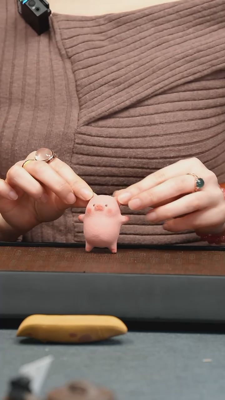 【闪购商品】茶宠茶宠-躺平猪（粉）