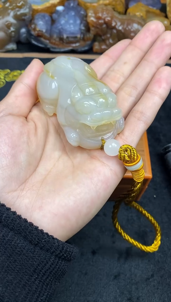 未镶嵌玛瑙/玉髓珠宝奇石渔*0