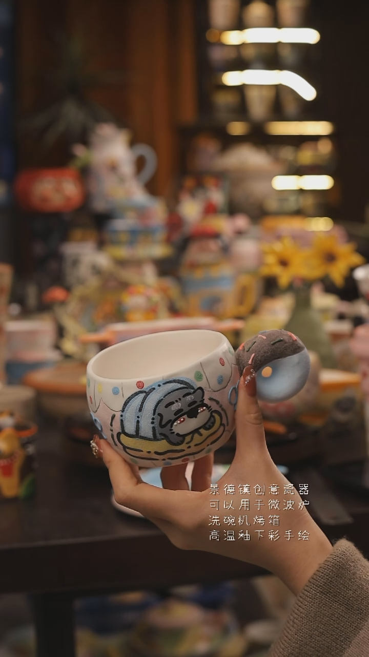 景德镇釉下彩绘设计师款式陶瓷