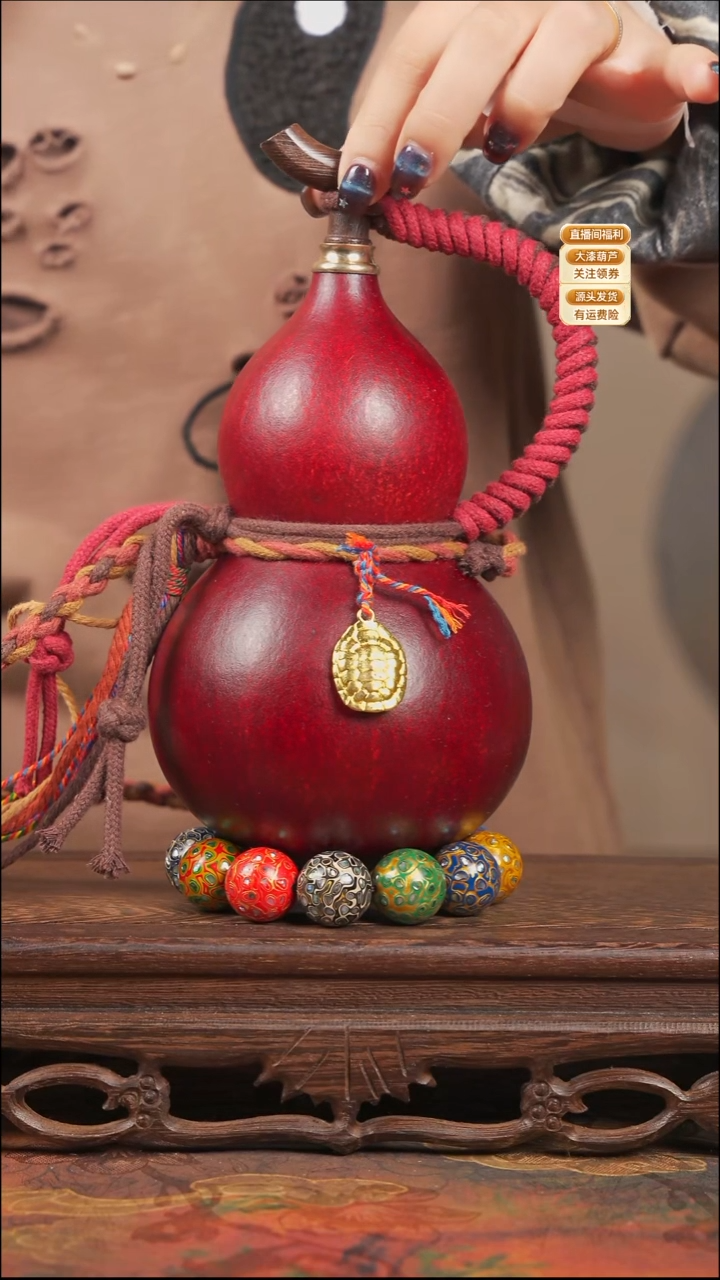 WN039藏绳款葫芦不包手串