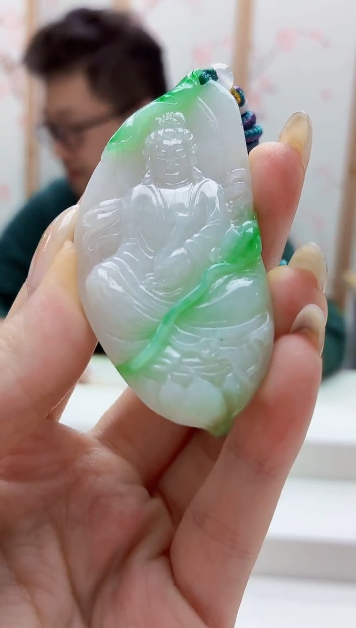 未镶嵌定制翡翠5175jw-毛货挂件68