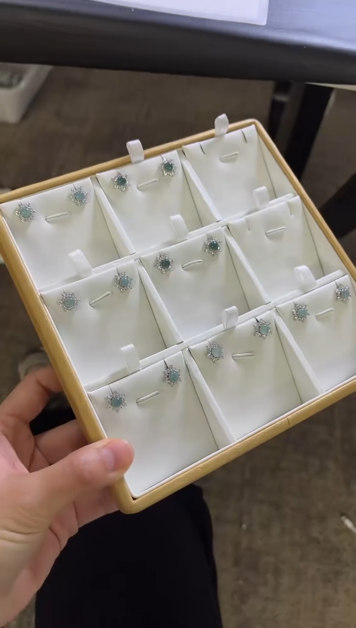 【闪购商品】翡翠耳饰未镶嵌M70多样性发一件