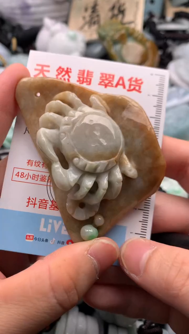 翡翠未镶嵌吊坠(不含链)1