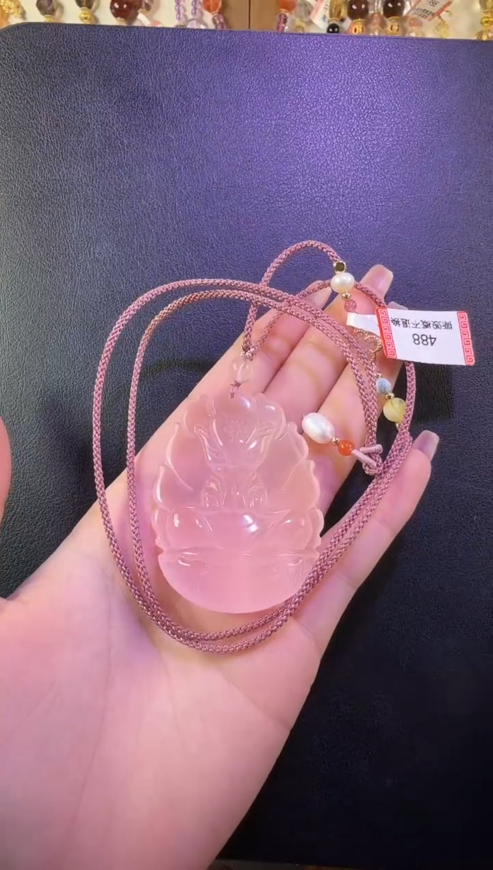 【闪购商品】水晶颈饰未镶嵌马粉狐