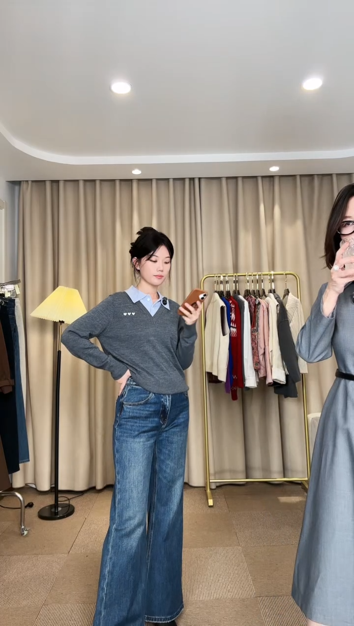 双老师同款牛仔裤 加绒28码