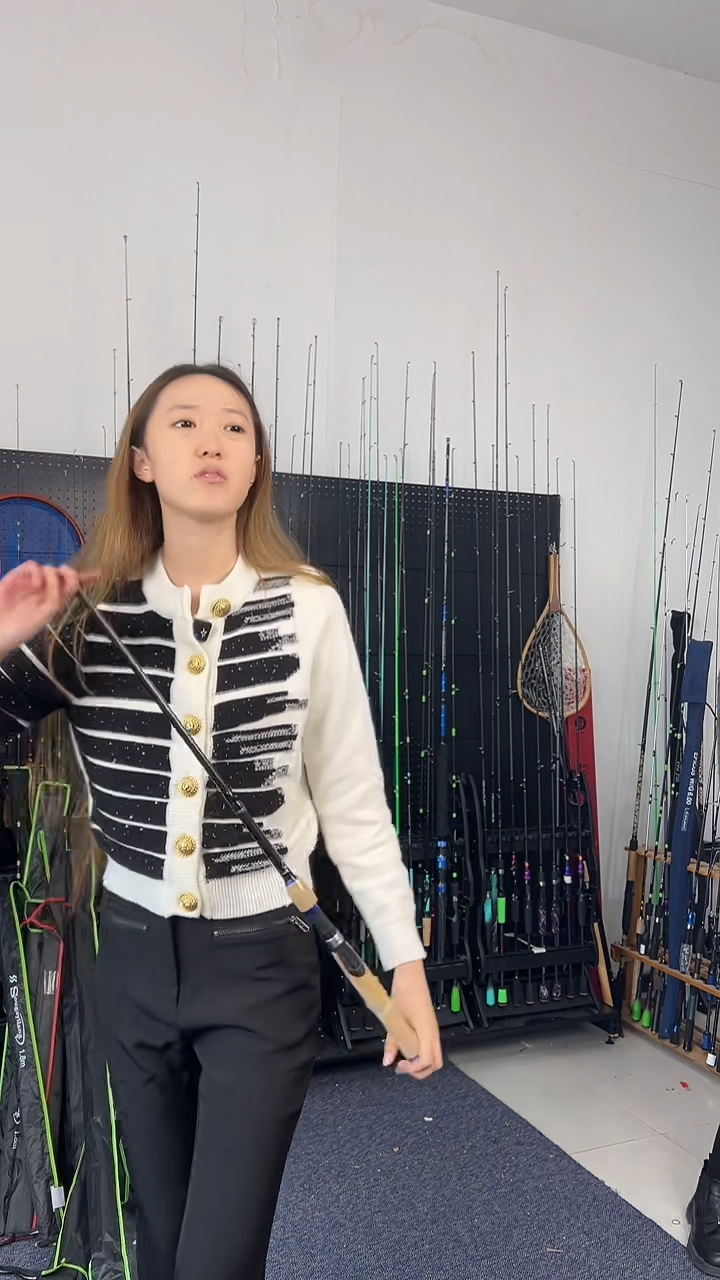 1.8m碳素DML1.8米直柄（瑕疵尾货竿，没有售后，介意勿拍）