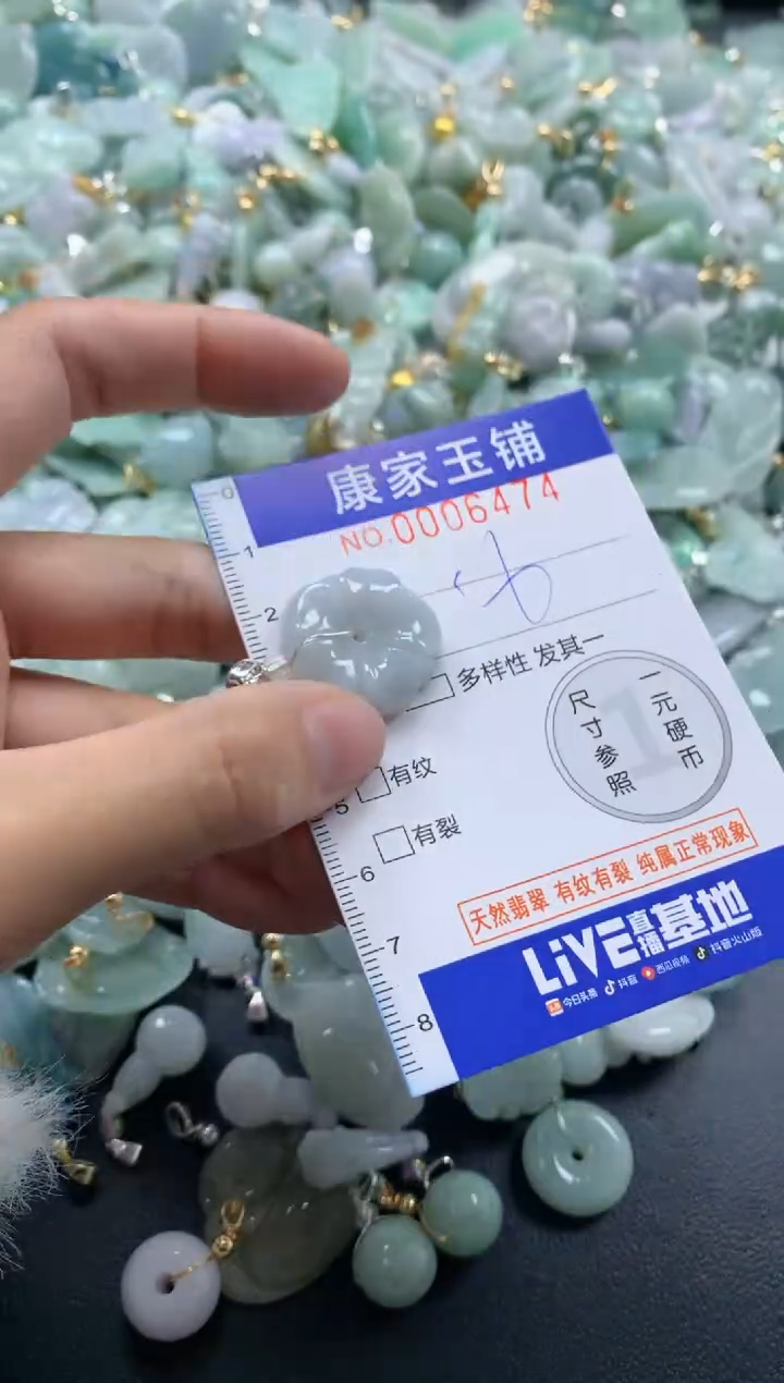 颈饰未镶嵌翡翠6474