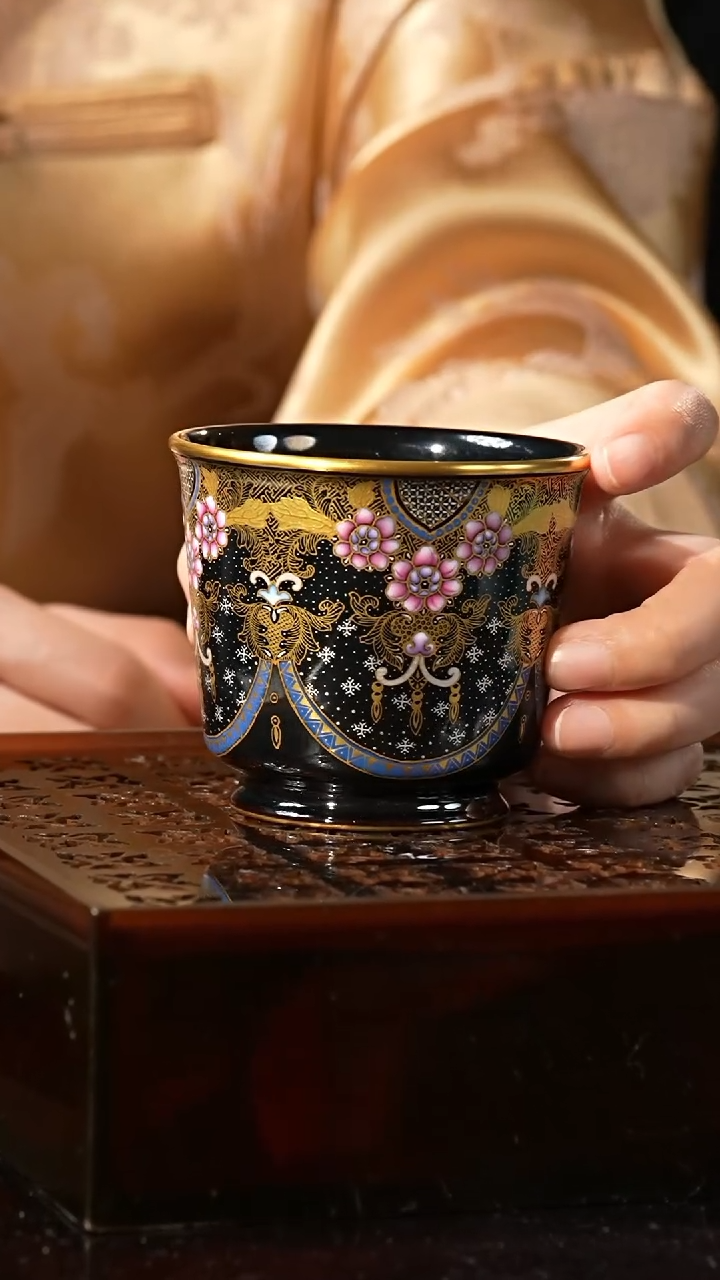 【闪购商品】杯溢珍堂丨梦彩莲珠马蹄杯