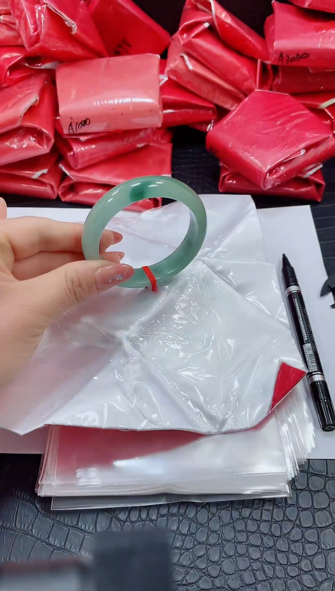 非金属无玲玲107号手镯55.5圈口