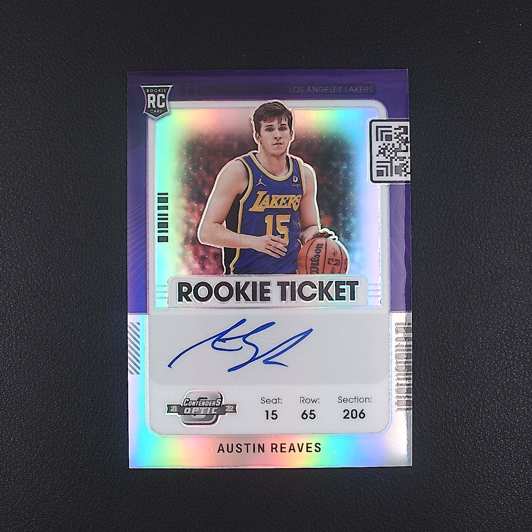 里弗斯 球票 新秀 签字 帕尼尼NBA国宝手提球星卡 