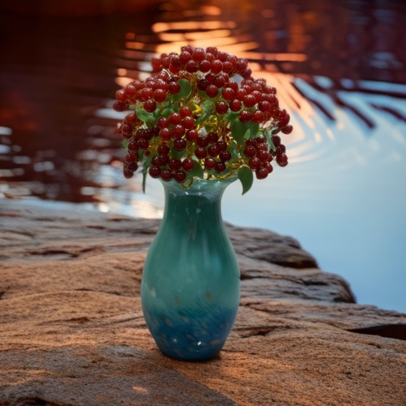 【岩岩原创】现代轻奢高贵典雅红红火火居家摆件