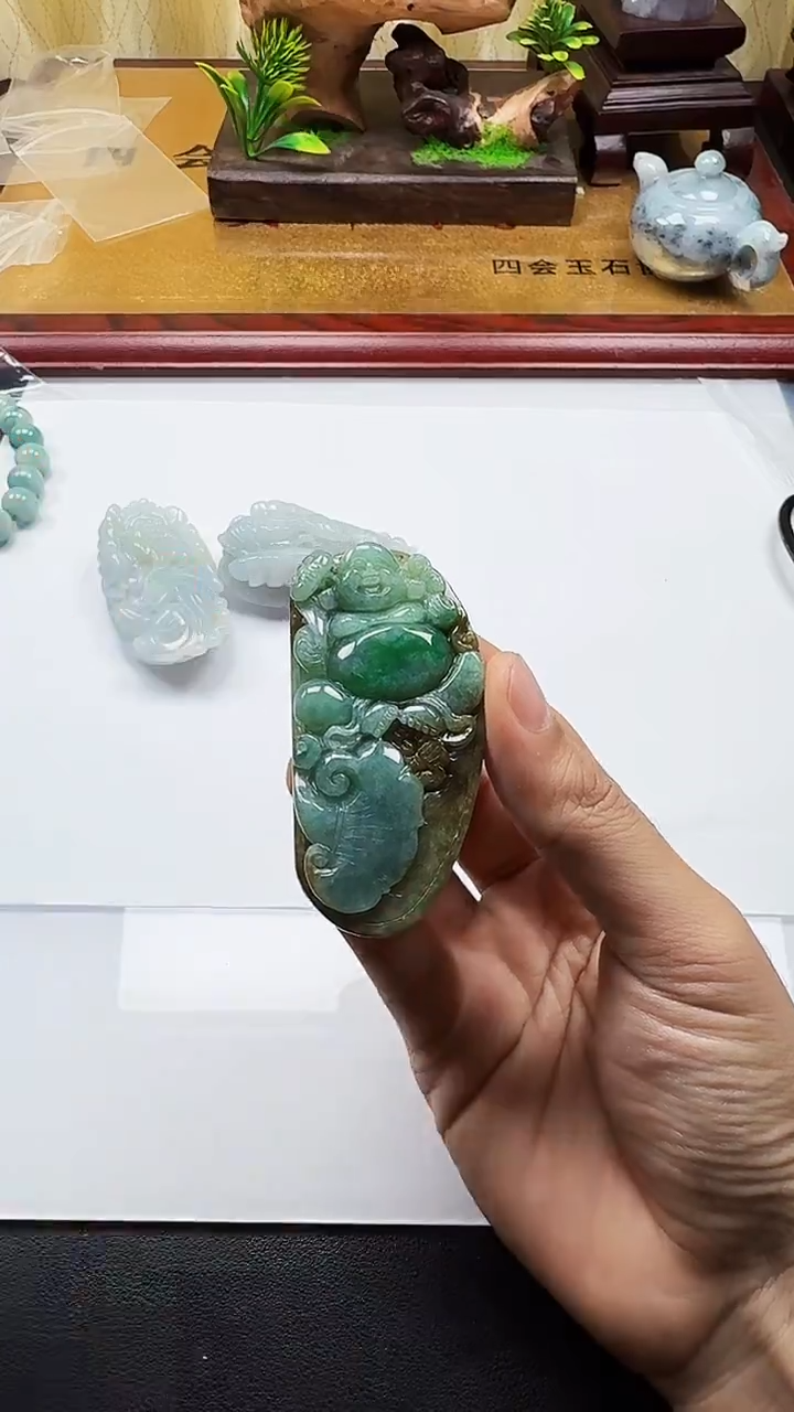 吊坠(不含链)未镶嵌翡翠1