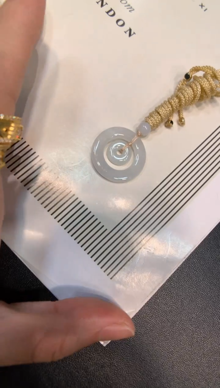 未镶嵌挂件翡翠子母扣