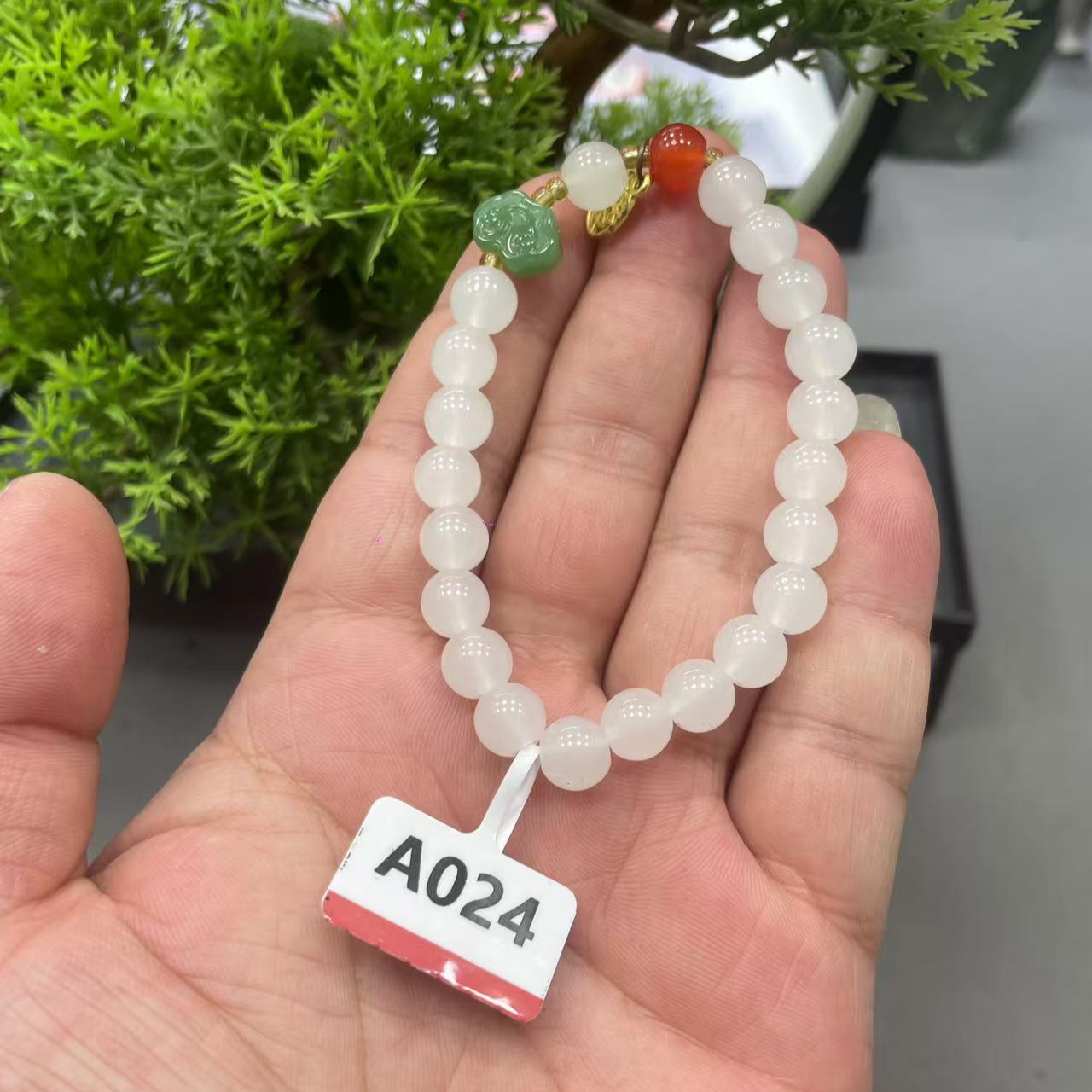 A024和田玉单圈手串