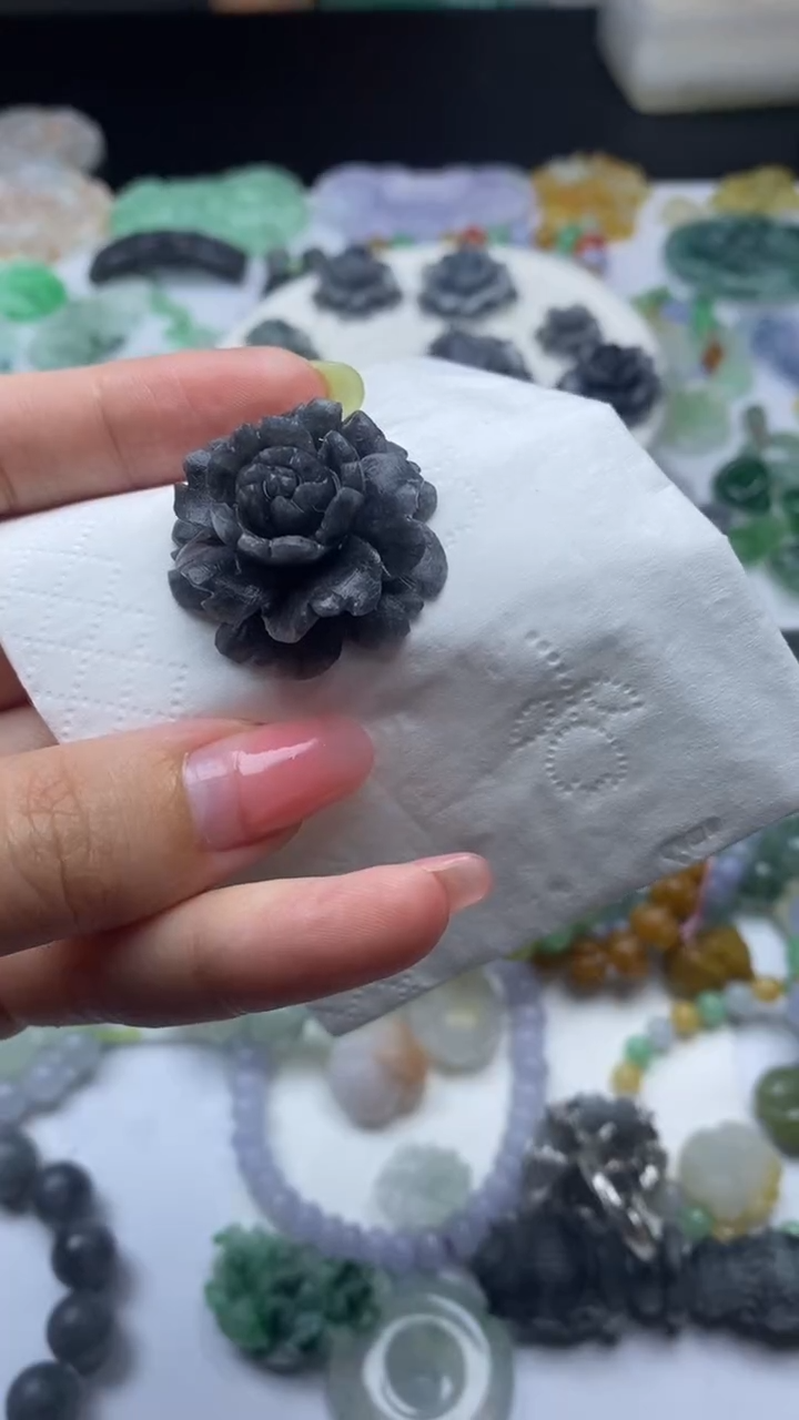 定制翡翠未镶嵌毛货定制不退不换