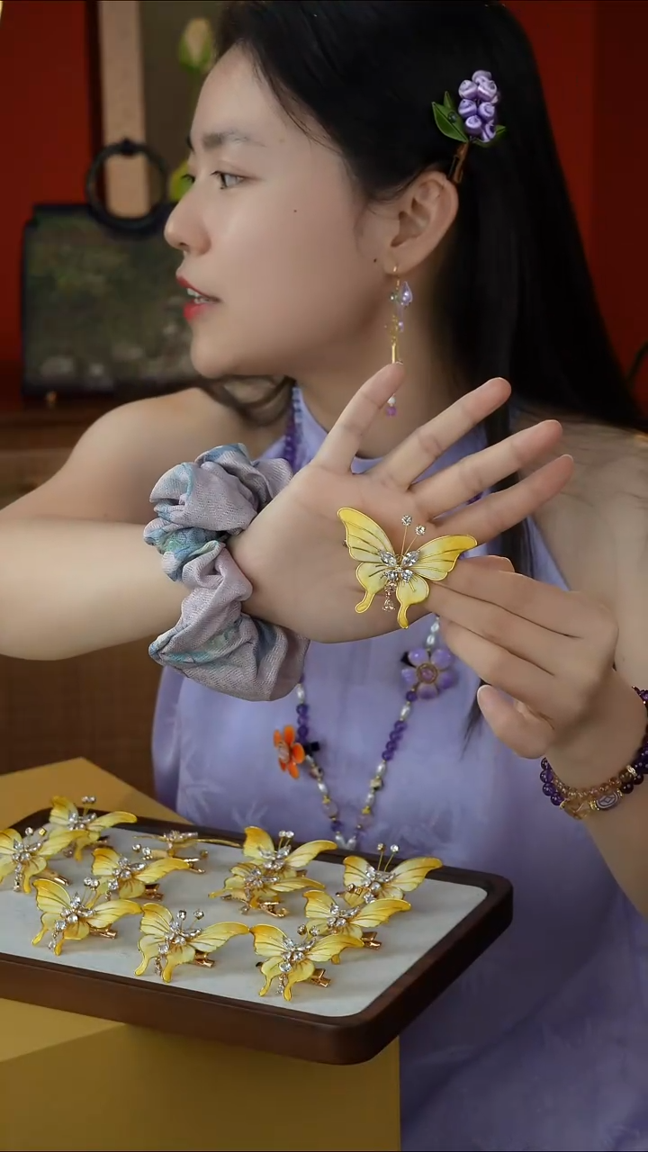 刺绣纯手工非遗国风饰品