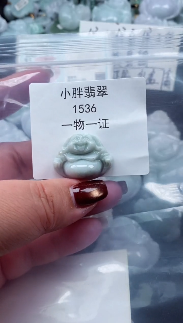 颈饰未镶嵌翡翠缅甸天然A货翡翠1536