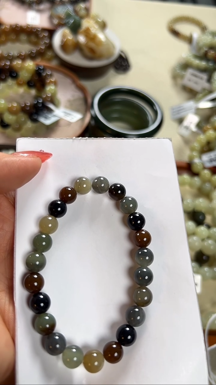 未镶嵌手链和田玉s****ɞ楼兰三色