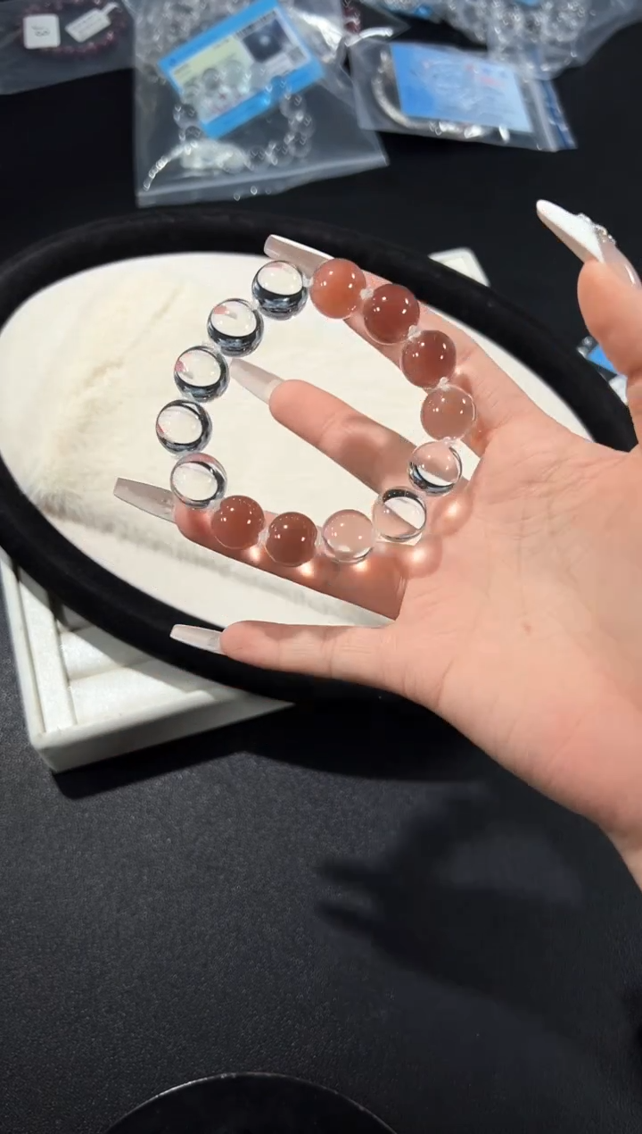 未镶嵌手串水晶14j多样性发其一【1条】默认微瑕14mm