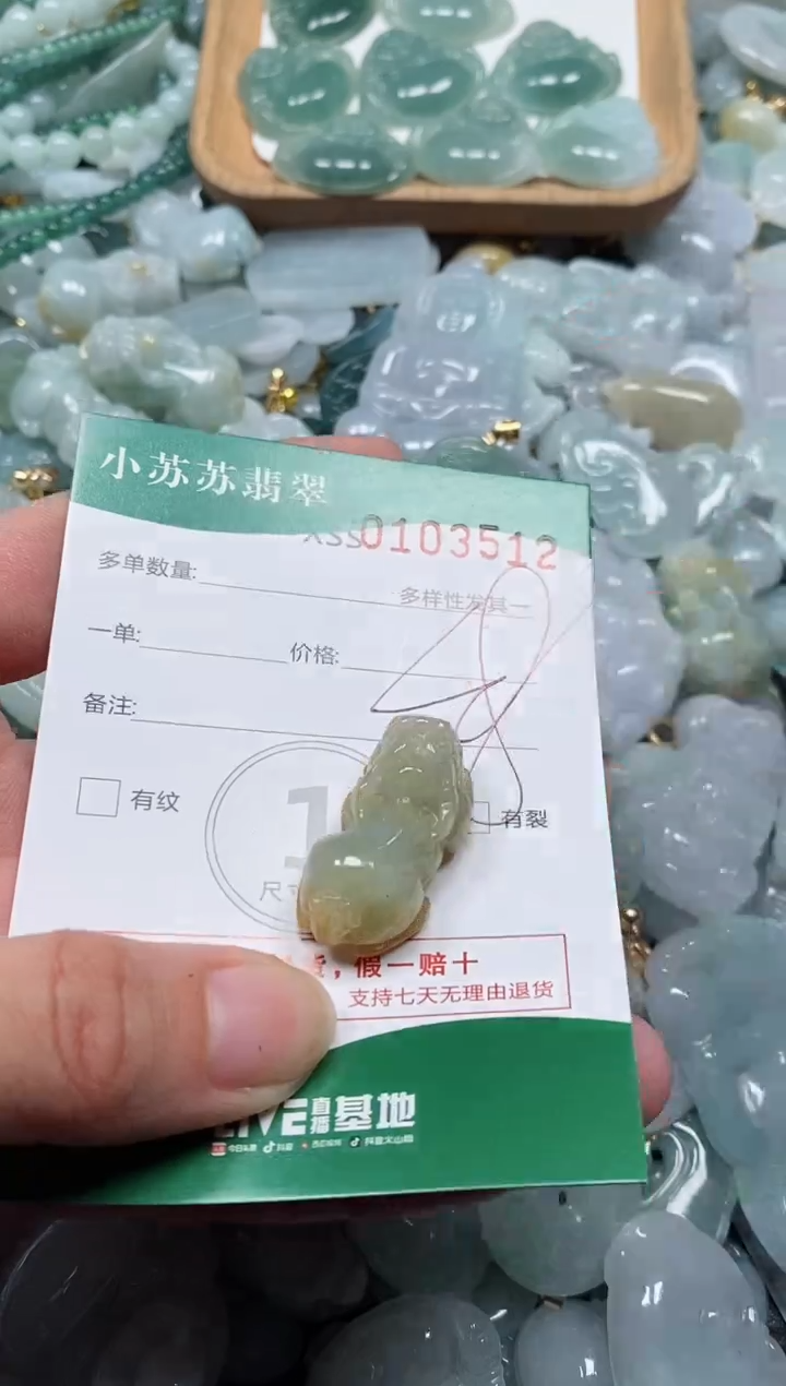 【闪购商品】翡翠颈饰未镶嵌闪购商品0103512