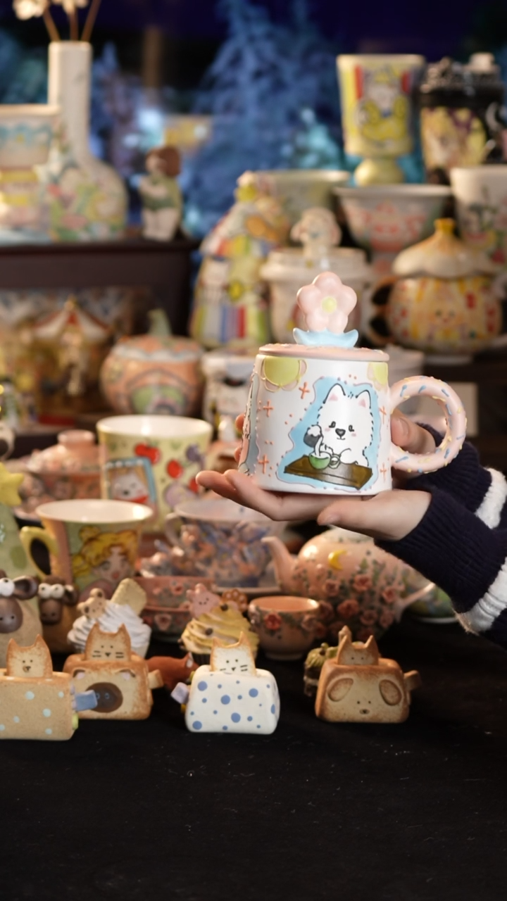 其他陶景德镇釉下彩手绘设计师款陶瓷