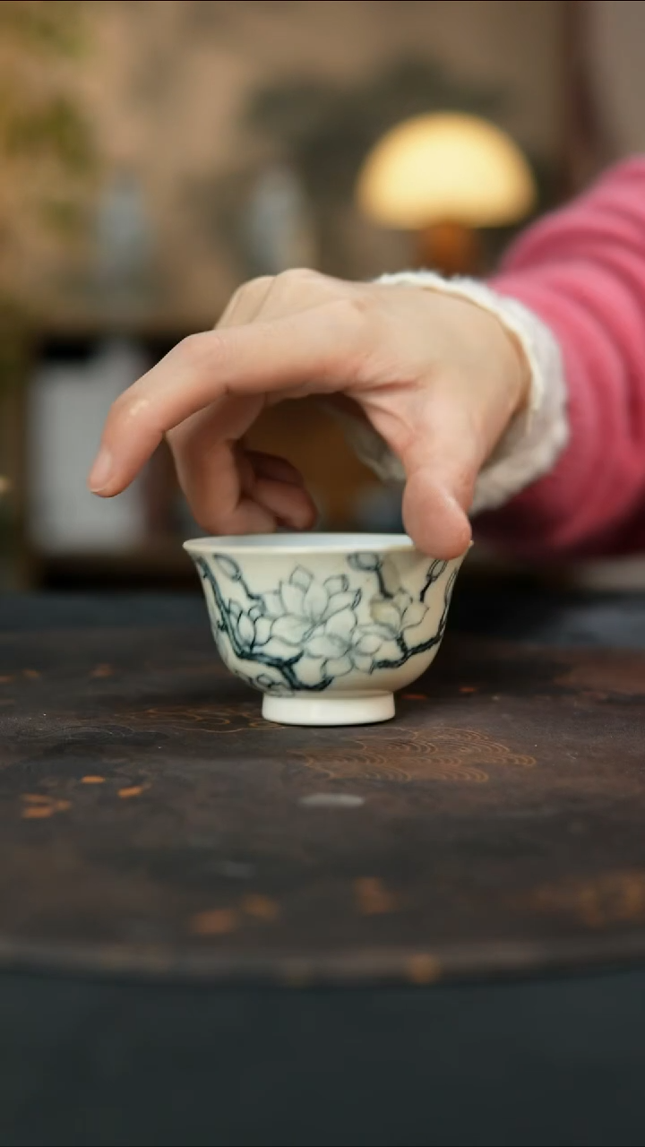 景德镇陶瓷杯碗柴烧多人